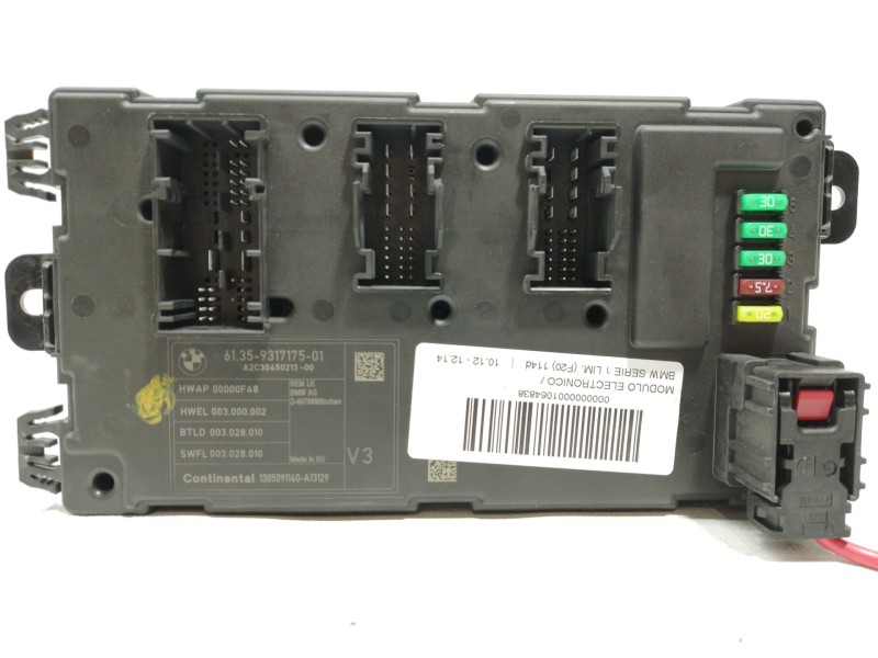 Recambio de modulo electronico para bmw serie 1 lim. (f20) 114d referencia OEM IAM A2C30450213  