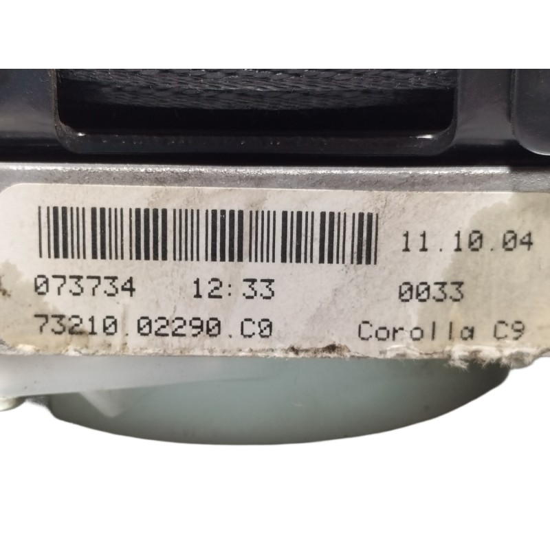 Recambio de cinturon seguridad delantero derecho para toyota corolla (e12) 1.4 d-4d luna compact referencia OEM IAM 7321002290 7