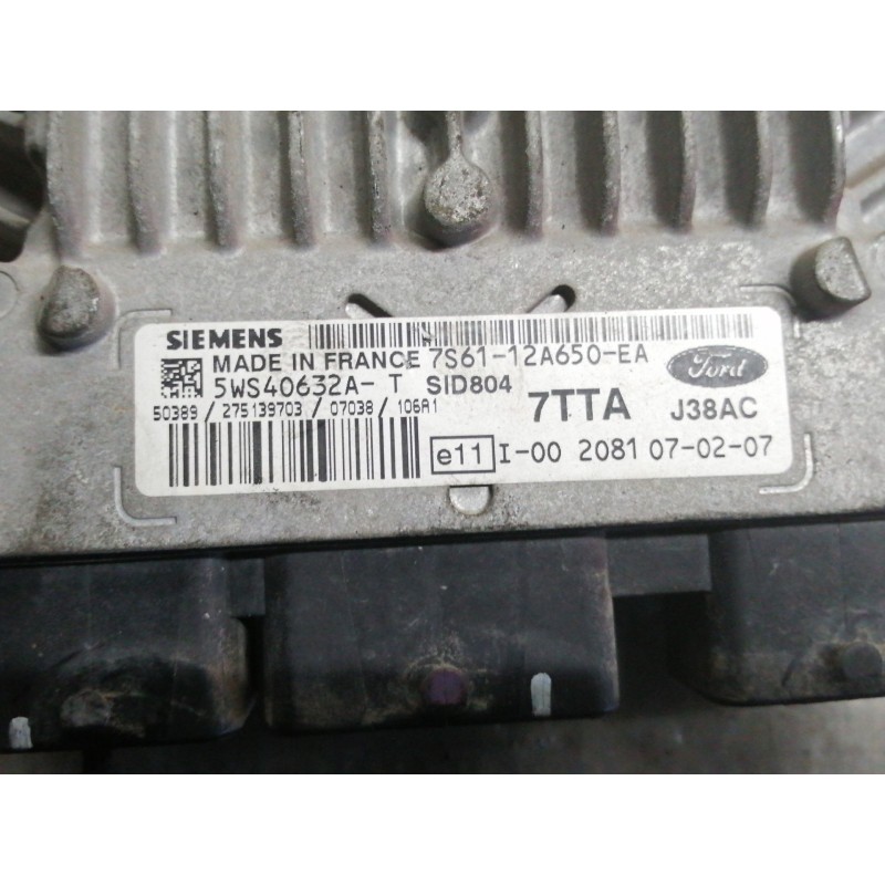 Recambio de centralita motor uce para ford fiesta (cbk) ambiente referencia OEM IAM 7S6112A650EA 5WS40632A 