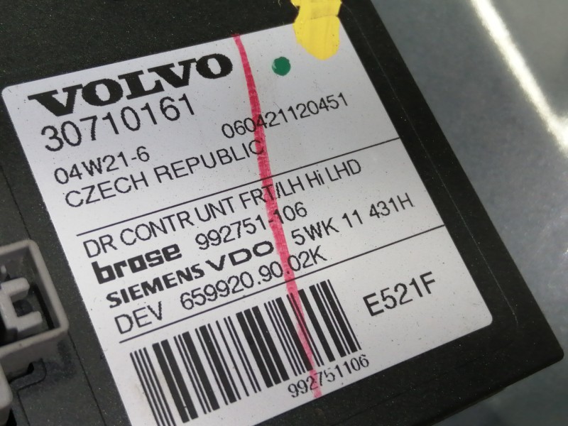 Recambio de elevalunas delantero izquierdo para volvo v50 familiar 2.0 d kinetic referencia OEM IAM 8679080 30710161 / 060421120