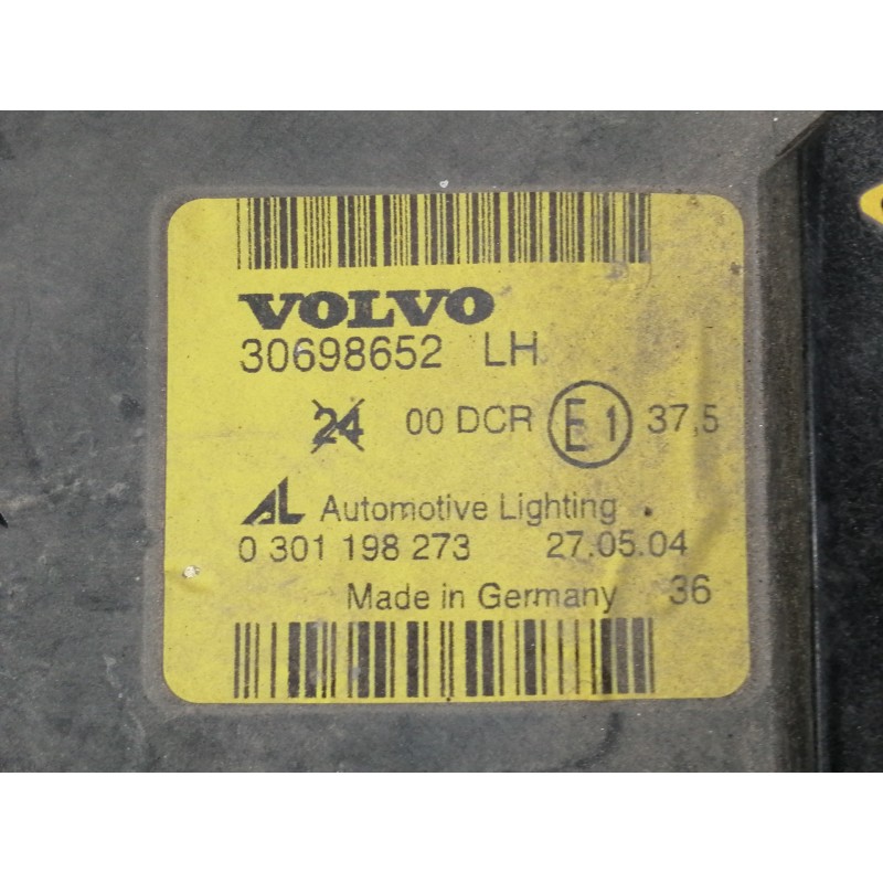 Recambio de faro izquierdo para volvo v50 familiar 2.0 d kinetic referencia OEM IAM 0301198273 30698652LH XENON