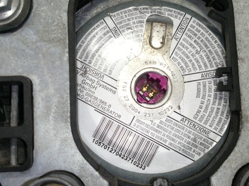 Recambio de airbag delantero izquierdo para seat toledo (5p2) stylance / style referencia OEM IAM 0570142621544 008557 C05700 