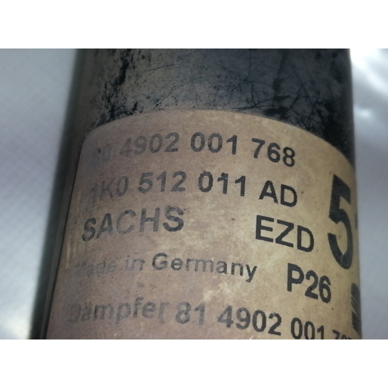 Recambio de amortiguador trasero derecho para seat leon (1p1) emocion referencia OEM IAM 1K0512011AD  