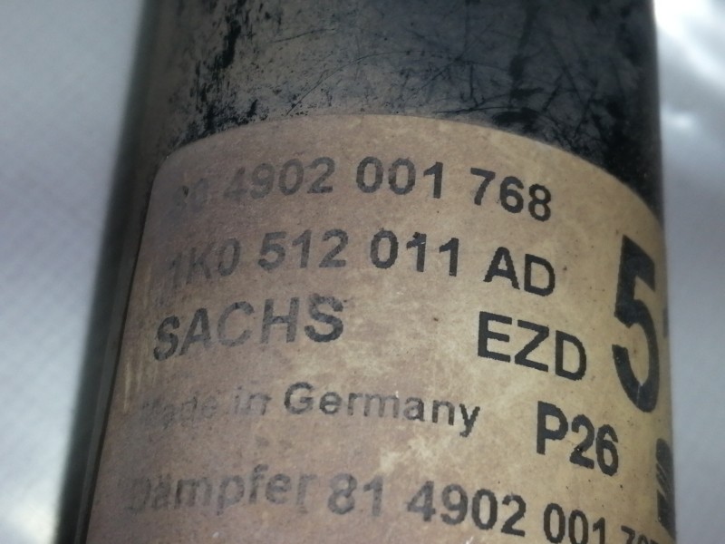 Recambio de amortiguador trasero derecho para seat leon (1p1) emocion referencia OEM IAM 1K0512011AD  