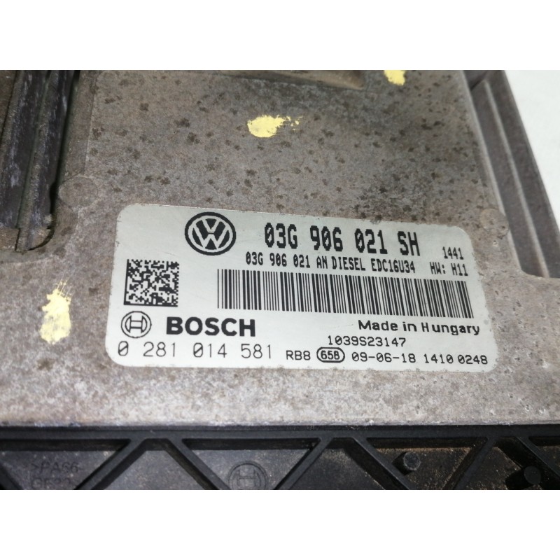 Recambio de centralita motor uce para seat leon (1p1) emocion referencia OEM IAM 03G906021SH 0281014581 1039S23147