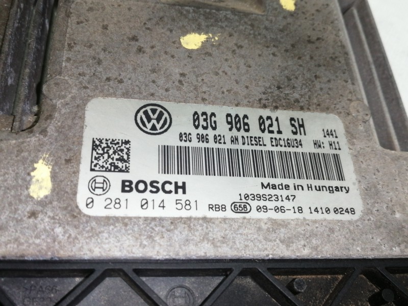 Recambio de centralita motor uce para seat leon (1p1) emocion referencia OEM IAM 03G906021SH 0281014581 1039S23147