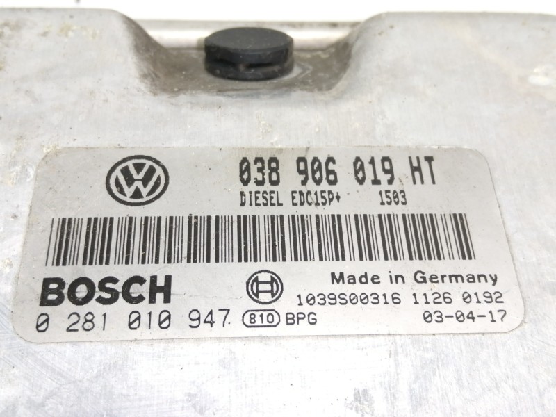 Recambio de centralita check control para seat ibiza (6l1) stella referencia OEM IAM 038906019HT 0281010947 BOSCH