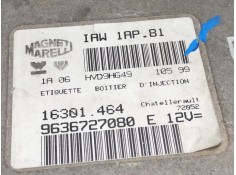 Recambio de centralita motor uce para peugeot 206 berlina xr referencia OEM IAM 9636727080 9636727080E  2