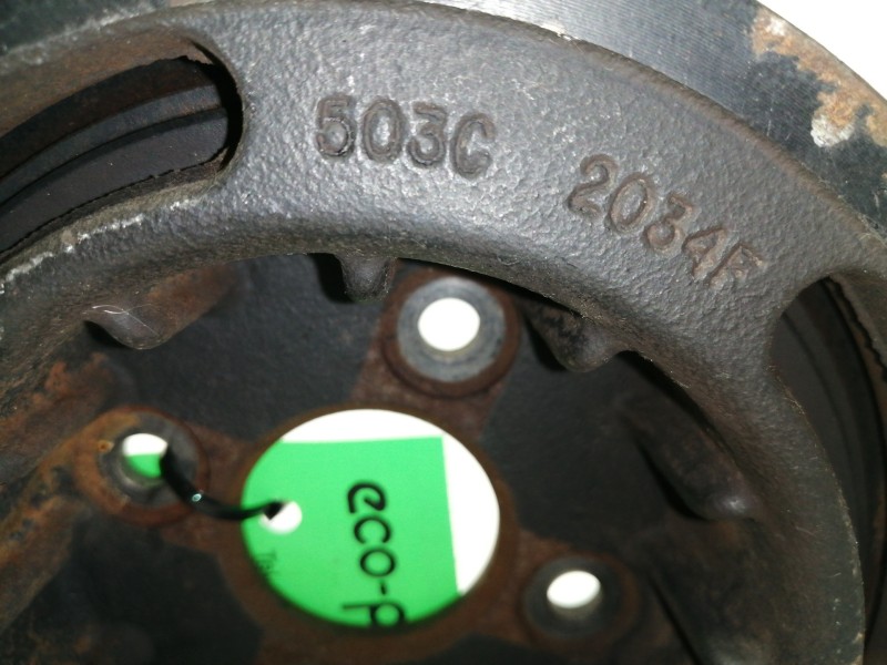 Recambio de polea cigueñal para chrysler voyager (rg) 2.5 crd executive referencia OEM IAM 503C2034F  