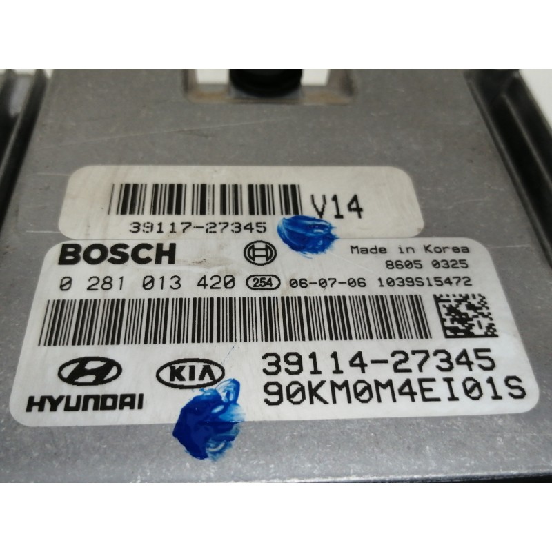 Recambio de centralita motor uce para kia sportage ex referencia OEM IAM 0281013420  