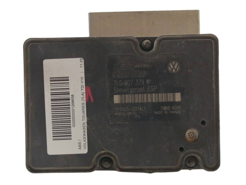 Recambio de abs para volkswagen touareg (7la) tdi v10 referencia OEM IAM 7L0614111B 10020402574 / 10020805022 7L0907379A / 10092