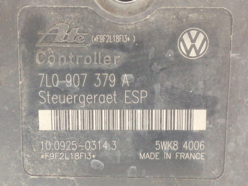 Recambio de abs para volkswagen touareg (7la) tdi v10 referencia OEM IAM 7L0614111B 10020402574 / 10020805022 7L0907379A / 10092