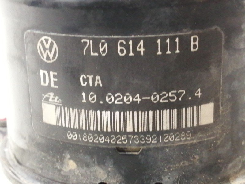 Recambio de abs para volkswagen touareg (7la) tdi v10 referencia OEM IAM 7L0614111B 10020402574 / 10020805022 7L0907379A / 10092