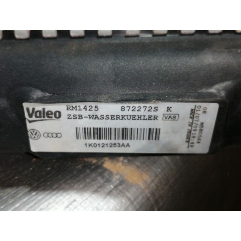 Recambio de radiador agua para seat leon (1p1) emocion referencia OEM IAM 1K0121253AA RM1425 872272S