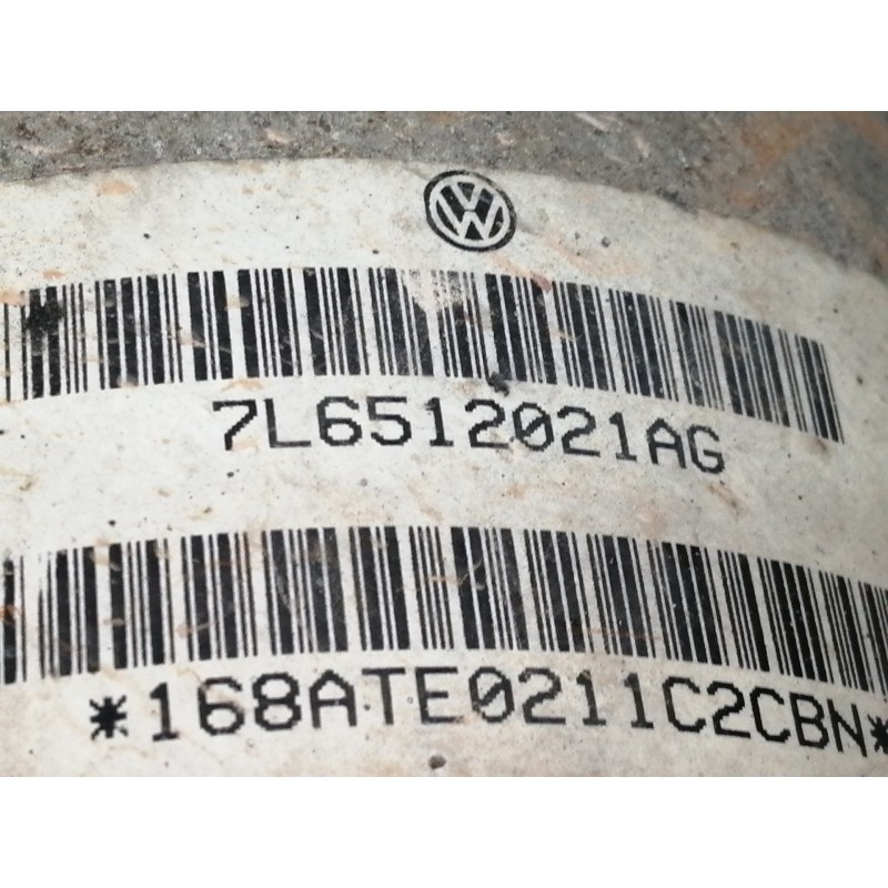 Recambio de amortiguador trasero izquierdo para volkswagen touareg (7la) tdi v10 referencia OEM IAM 7L6512021AG  