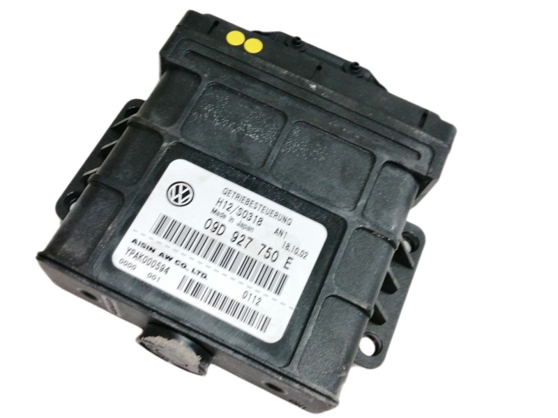 Recambio de centralita cambio automatico para volkswagen touareg (7la) tdi v10 referencia OEM IAM 09D927750E  
