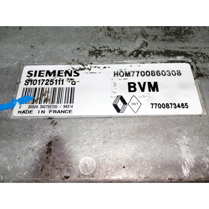 Recambio de centralita motor uce para renault laguna (b56) 1.8 referencia OEM IAM 7700873465 S101725111 HOM7700860308