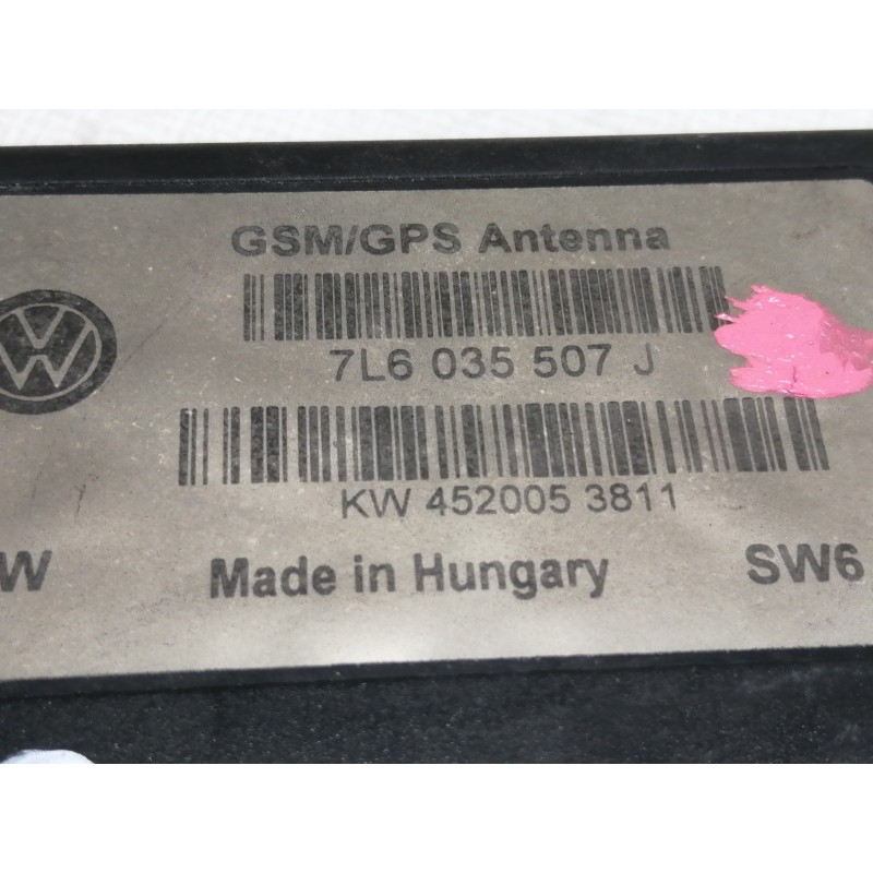 Recambio de antena para volkswagen touareg (7l6) v6 tdi referencia OEM IAM 7L6035507J  