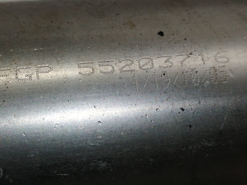 Recambio de enfriador egr para opel zafira b cosmo referencia OEM IAM 55203716  