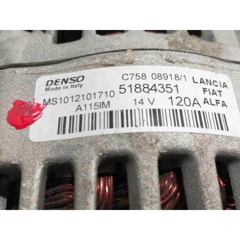 Recambio de alternador para fiat 500 x (334) urban referencia OEM IAM MS1012101710 51884351 