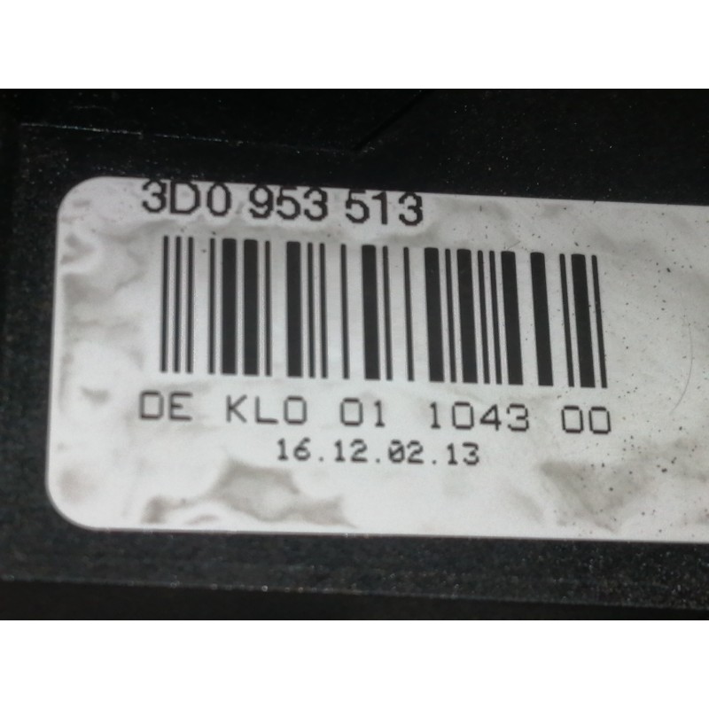 Recambio de mando intermitentes para volkswagen touareg (7la) tdi v10 referencia OEM IAM 3D0953513  