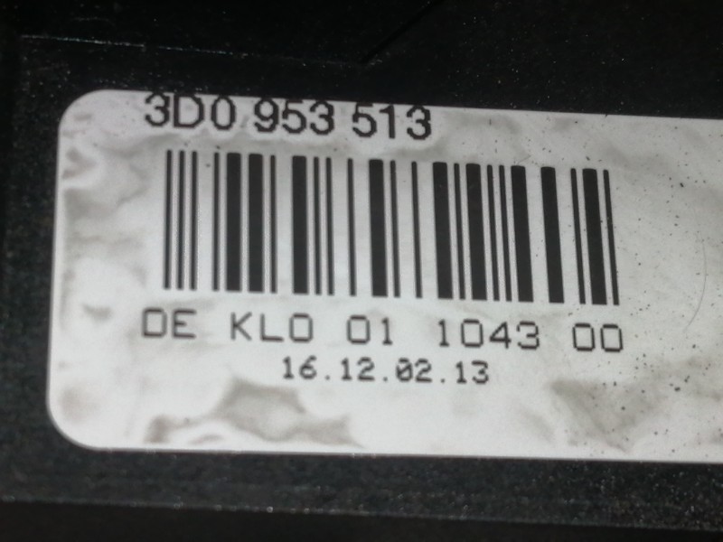 Recambio de mando intermitentes para volkswagen touareg (7la) tdi v10 referencia OEM IAM 3D0953513  