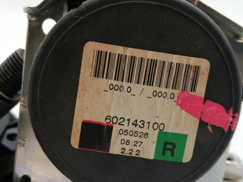 Recambio de cinturon seguridad delantero derecho para opel astra gtc enjoy referencia OEM IAM 602143100 602143100 3 PUERTAS