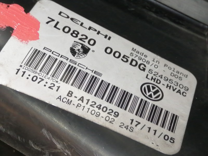 Recambio de calefaccion entera normal para volkswagen touareg (7l6) v6 tdi referencia OEM IAM 7L0820005DG  