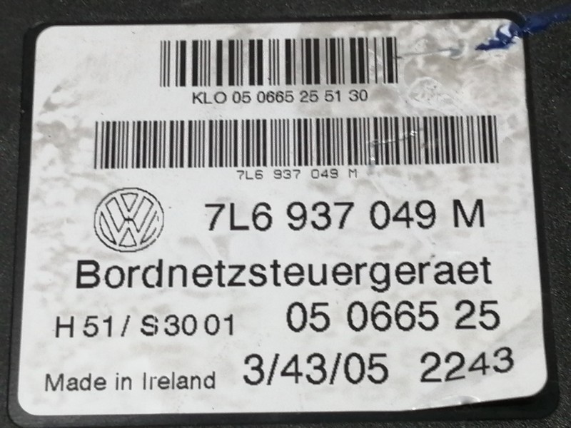 Recambio de modulo electronico para volkswagen touareg (7l6) v6 tdi referencia OEM IAM 7L6937049M  