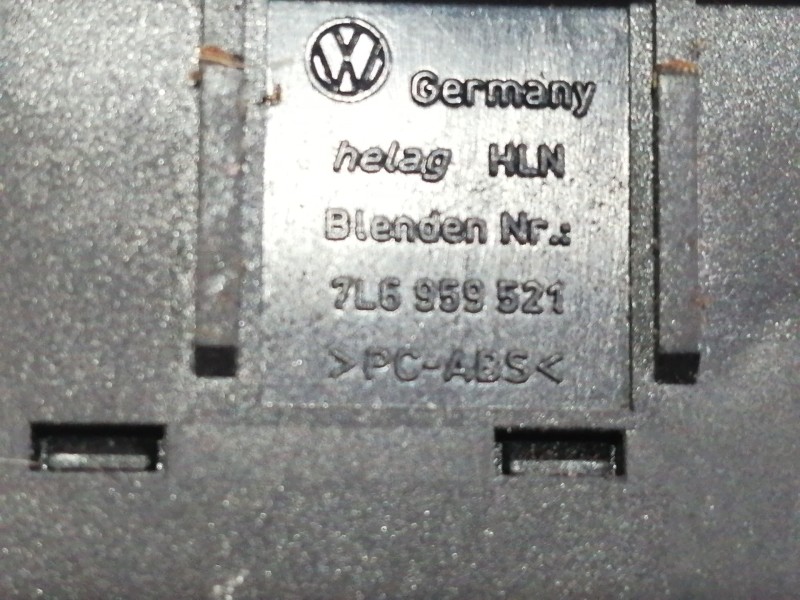 Recambio de mando elevalunas trasero derecho para volkswagen touareg (7la) tdi v10 referencia OEM IAM 7L6959855  