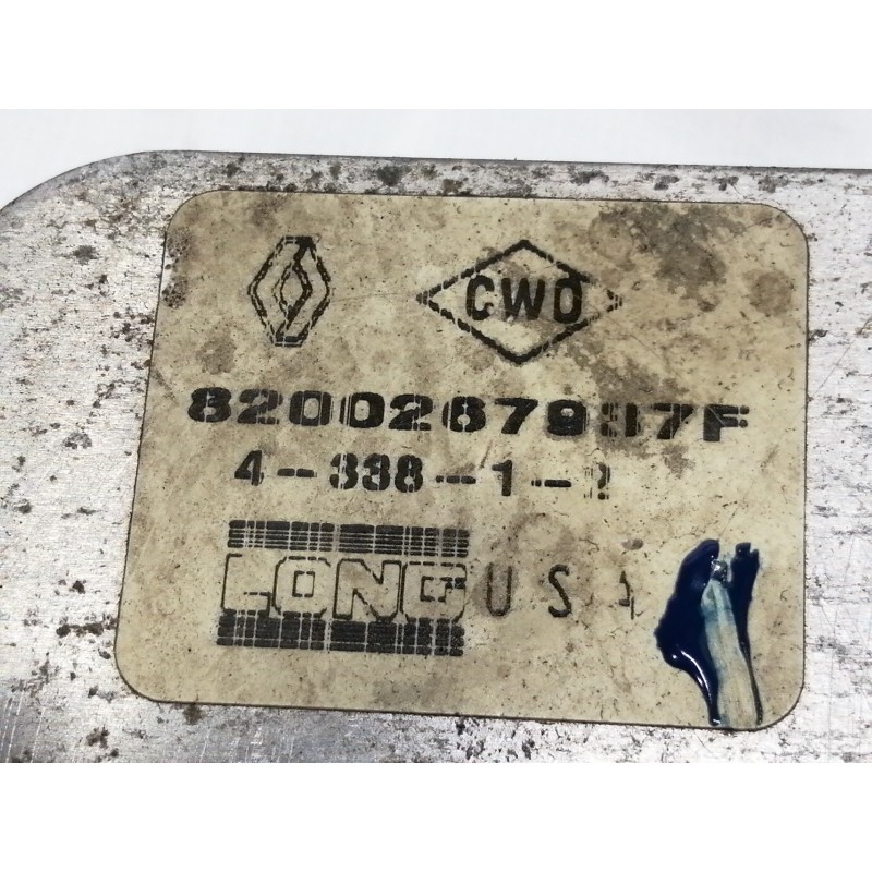 Recambio de enfriador aceite motor para nissan tiida (c11x/sc11x) acenta referencia OEM IAM 8200267937F  