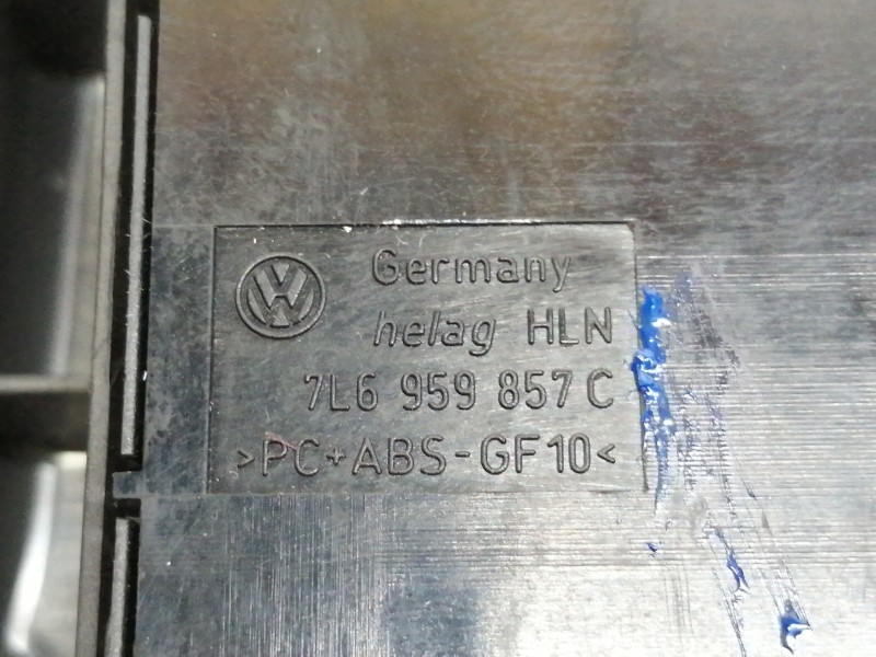 Recambio de mando elevalunas delantero izquierdo para volkswagen touareg (7l6) v6 tdi referencia OEM IAM 7L6959857C  