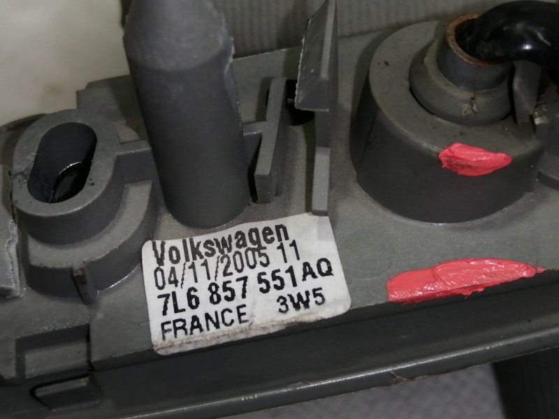 Recambio de parasol izquierdo para volkswagen touareg (7l6) v6 tdi referencia OEM IAM 7L6857551AQ  