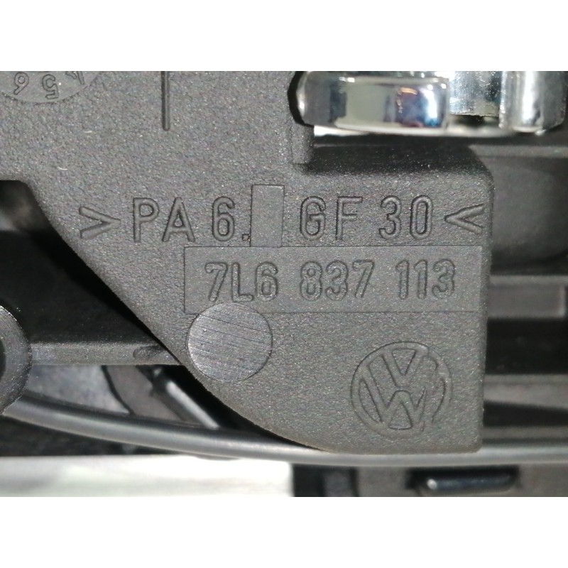 Recambio de maneta interior trasera izquierda para volkswagen touareg (7la) tdi v10 referencia OEM IAM 7L6837113  