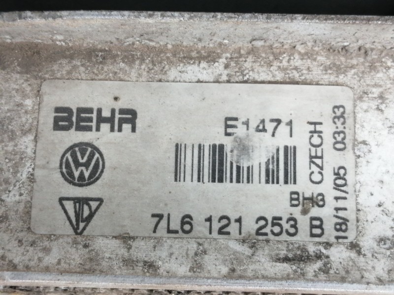 Recambio de radiador agua para volkswagen touareg (7l6) v6 tdi referencia OEM IAM 7L6121253B  