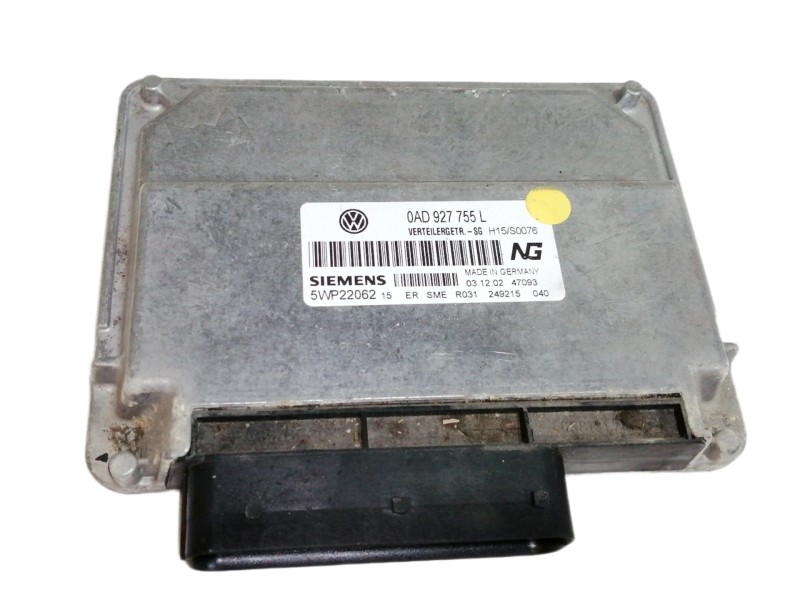Recambio de centralita cambio automatico para volkswagen touareg (7la) tdi v10 referencia OEM IAM 0AD927755L  