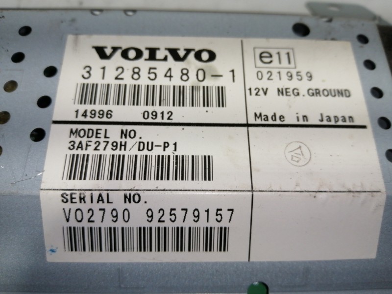 Recambio de sistema navegacion gps para volvo v50 familiar 1.6 d drive kinetic referencia OEM IAM 312854801  