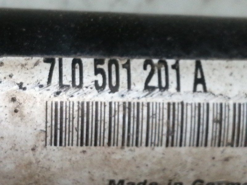 Recambio de transmision trasera izquierda para volkswagen touareg (7la) tdi v10 referencia OEM IAM 7L0501201A  