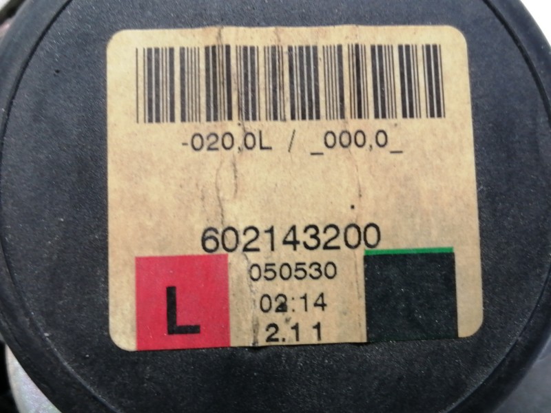 Recambio de cinturon seguridad trasero izquierdo para opel astra gtc enjoy referencia OEM IAM 602143200 602143200 