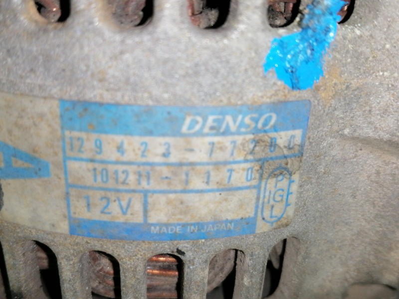 Recambio de alternador para bellier blx 501 c bellier referencia OEM IAM 12942377200 1012111170 