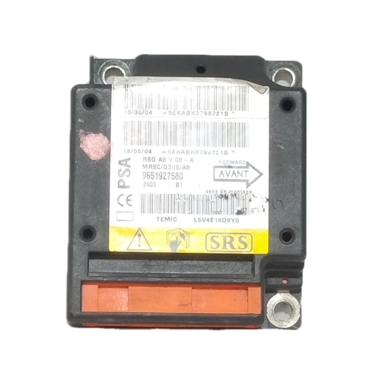 Recambio de centralita airbag para citroën c3 1.1 vivace referencia OEM IAM 9651927580  