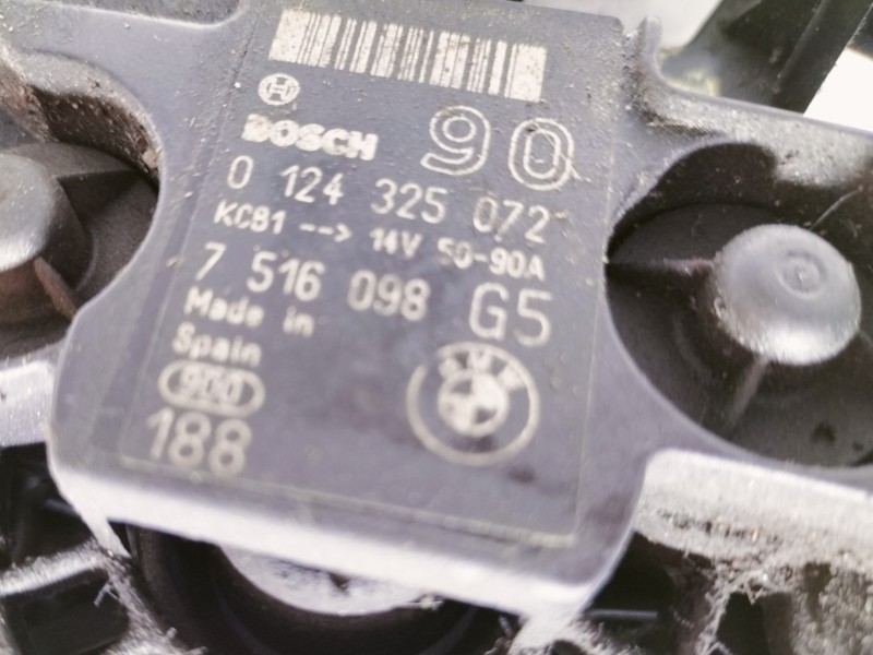 Recambio de alternador para bmw serie 3 compact (e46) 316ti referencia OEM IAM 0124325072 7516098 