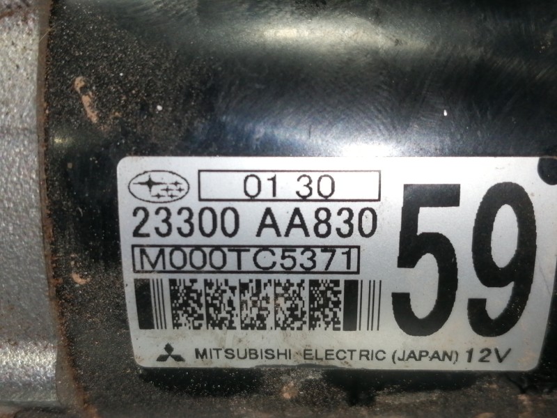 Recambio de motor arranque para subaru xv (g5) executive plus referencia OEM IAM 23300AA830 M000TC5371 