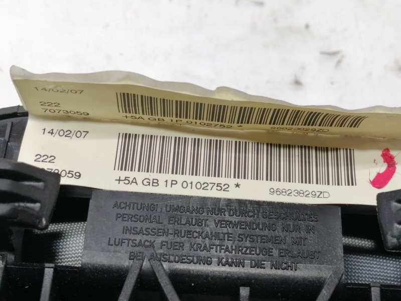 Recambio de airbag delantero izquierdo para citroën c4 berlina collection referencia OEM IAM 96823829ZD  