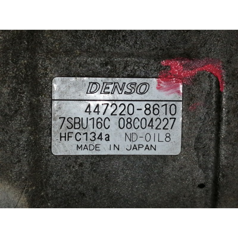 Recambio de compresor aire acondicionado para opel zafira a club referencia OEM IAM 4472208610 4472208610 7SBU16C