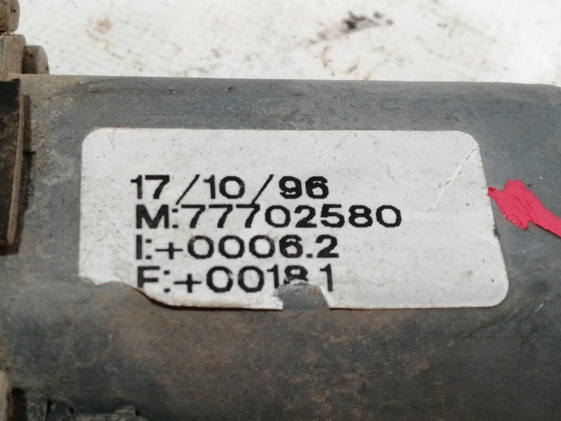 Recambio de elevalunas delantero derecho para fiat brava (182) 1.4 12v cat referencia OEM IAM 77702580  