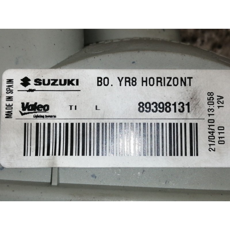 Recambio de piloto trasero izquierdo paragolpes para suzuki jimny sn (fj) techo metálico referencia OEM IAM 3567082A30 89398131 