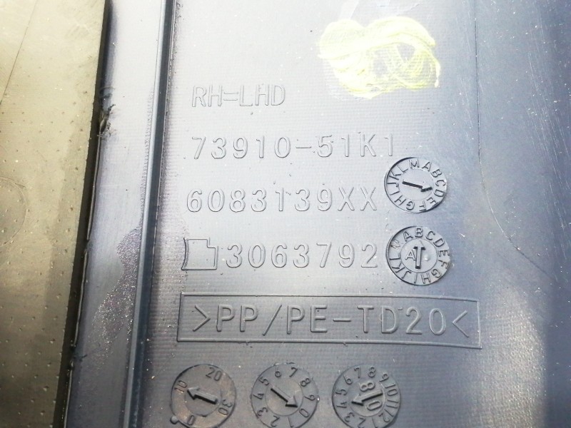 Recambio de airbag delantero derecho para opel agila b enjoy referencia OEM IAM 7392051K10  