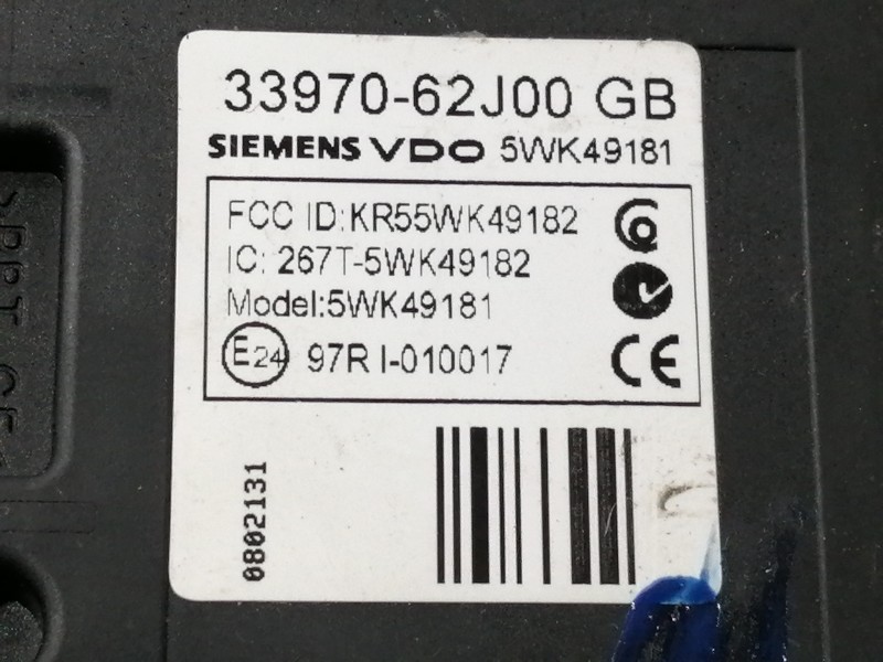 Recambio de conmutador de arranque para opel agila b enjoy referencia OEM IAM 3397062J00GB  
