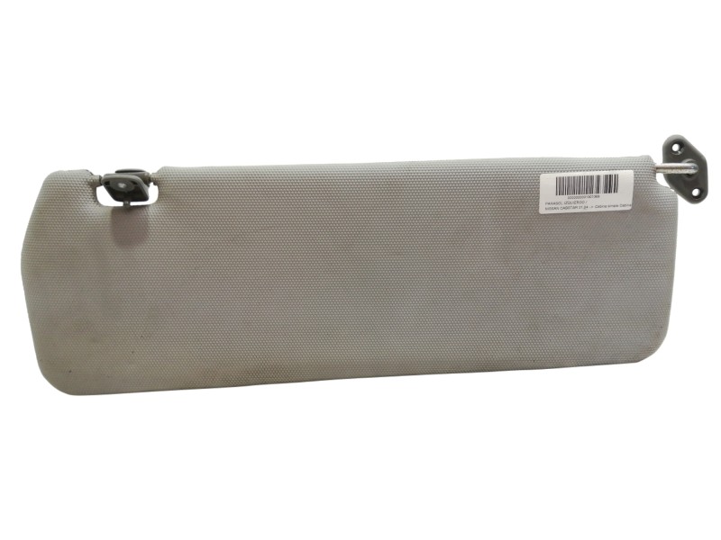 Recambio de parasol izquierdo para nissan cabstar 01.04  cabina simple cabina individual referencia OEM IAM   